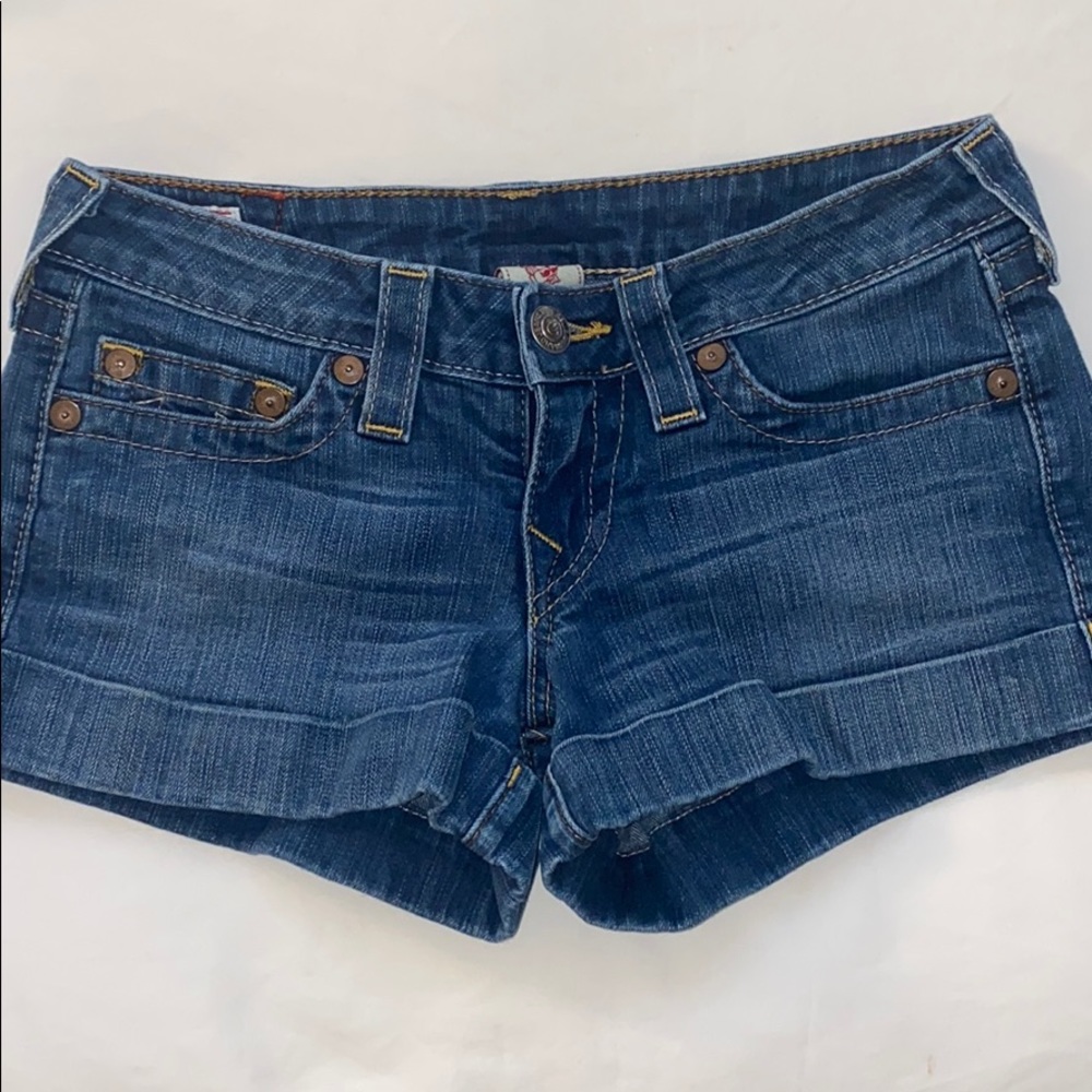 True Religion Denim Shorts, Sz 27